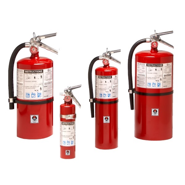 Fire extinguishers and cabinets